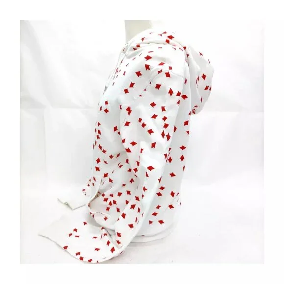 $1795 Authentic DIOR Made in ITALY Women's White Red Hoodie Sweatshirt Sz.XS ? M - Picture 11 of 12